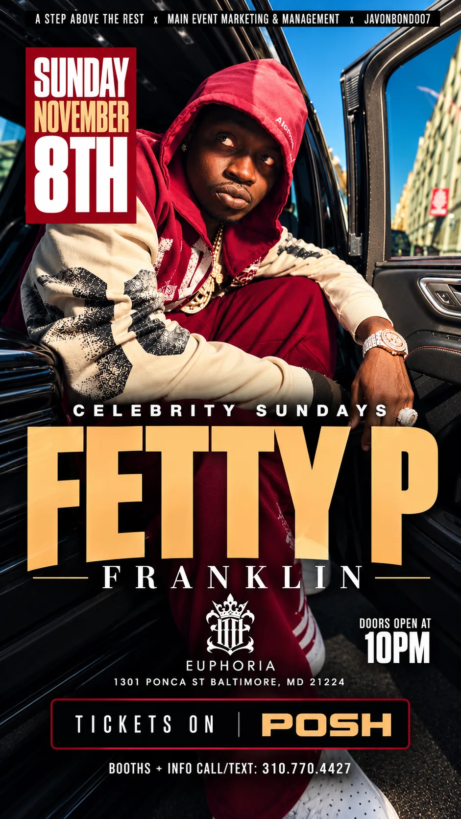Celebrity Sundays Fetty P flier